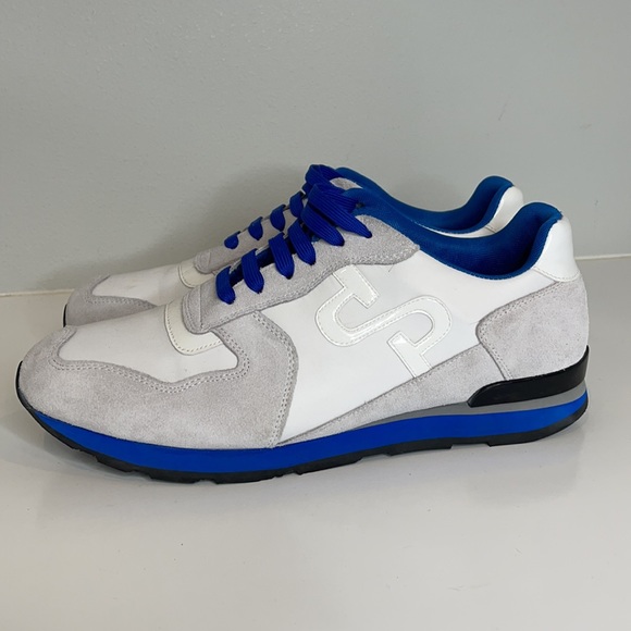 OPP France Lace Up Suede Sneakers in White Size 10 - Picture 6 of 7